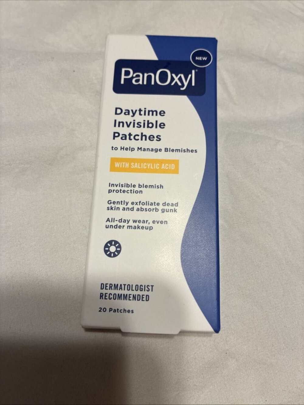New PanOxyl Daytime Invisible Acne Patches Salicylic Acid 20 Count